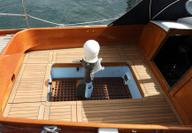 Teak cockpit